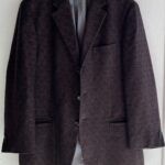 VERSACE SOFT WOOL CLASSIC V2 JACQUARD PATTERN SPORT COAT SUIT JACKET