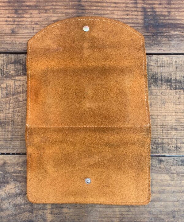 SUEDE WALLET TRI-FOLD WALLET, MADE IN BRASIL