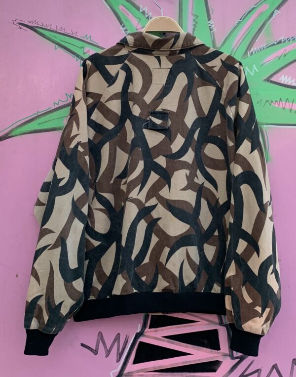COOL! DENIM CAMOUFLAGE DESIGN  ZIP UP JACKET