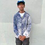 RAD! 100% COTTON EUROPEAN WORKWEAR JACKET BLEACH & PAINT SPLATTER