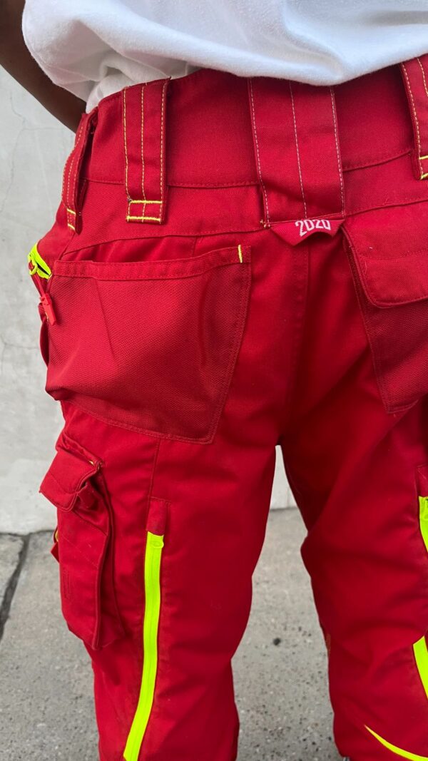 *AS-IS* GERMAN ENGINEERED TECH WORKWEAR PANTS, NEON DETAILS