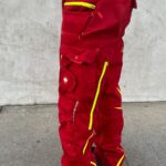 *AS-IS* GERMAN ENGINEERED TECH WORKWEAR PANTS, NEON DETAILS