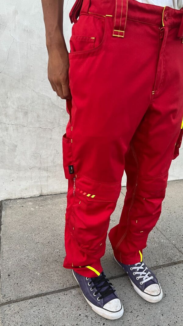 *AS-IS* GERMAN ENGINEERED TECH WORKWEAR PANTS, NEON DETAILS