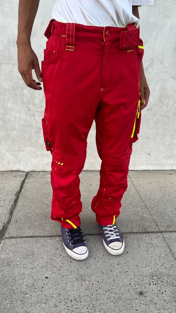 *AS-IS* GERMAN ENGINEERED TECH WORKWEAR PANTS, NEON DETAILS