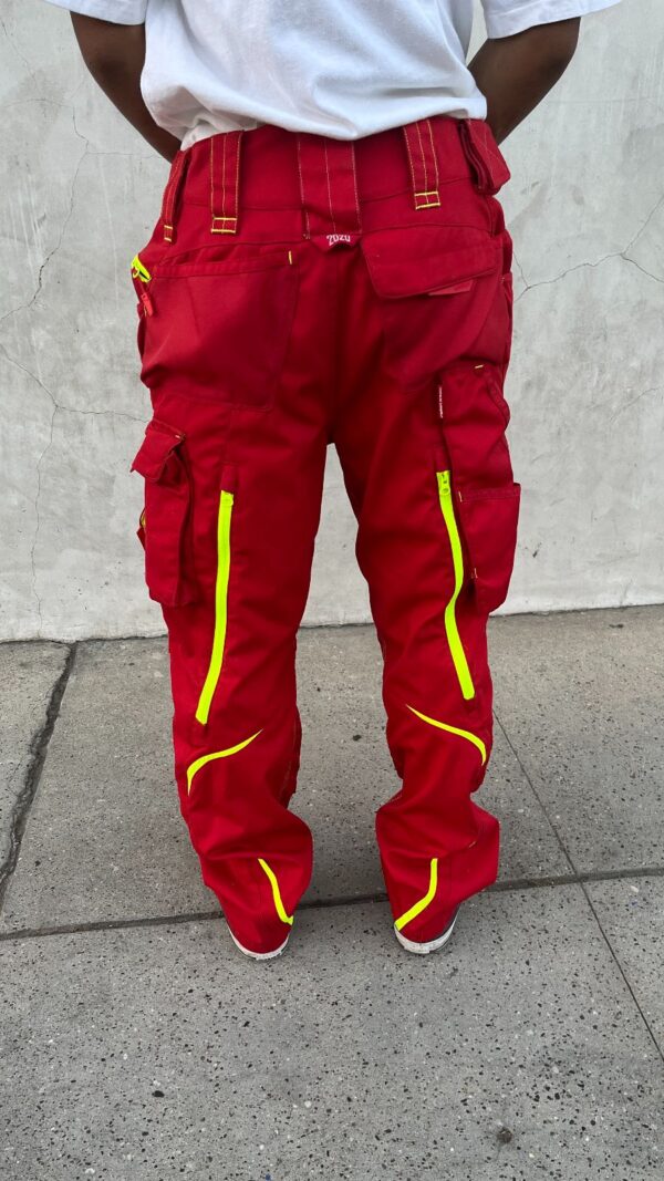 *AS-IS* GERMAN ENGINEERED TECH WORKWEAR PANTS, NEON DETAILS