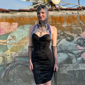 Photo detail:INSANE! FULL BODY MESH SHAPEWEAR CORSET DRESS FULL BACK HOOKS AND EYE