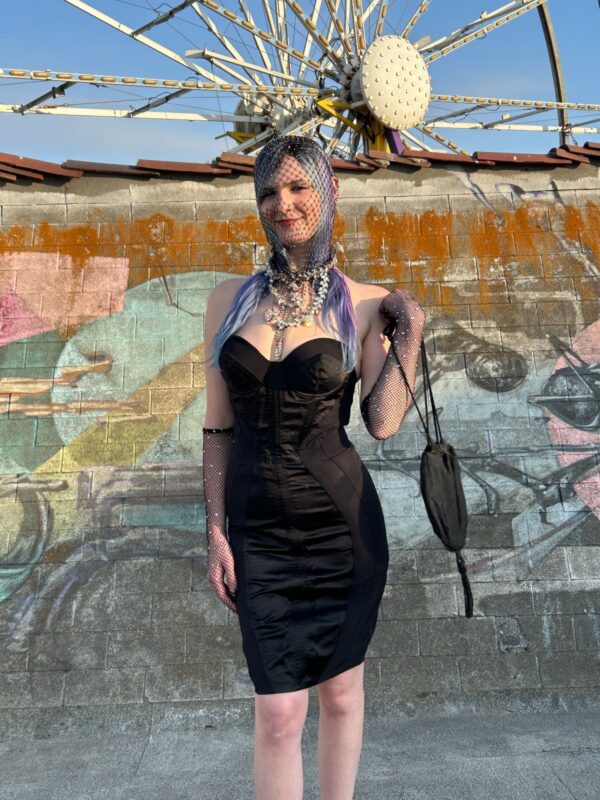 INSANE! FULL BODY MESH SHAPEWEAR CORSET DRESS FULL BACK HOOKS AND EYE