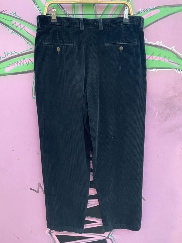 1980S-90S PLEATED HEAVY CORDUROY PANTS