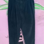 1980S-90S PLEATED HEAVY CORDUROY PANTS