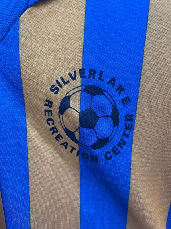 CUTE! STRIPED SOCCER JERSEY - SILVER LAKE REC CENTER