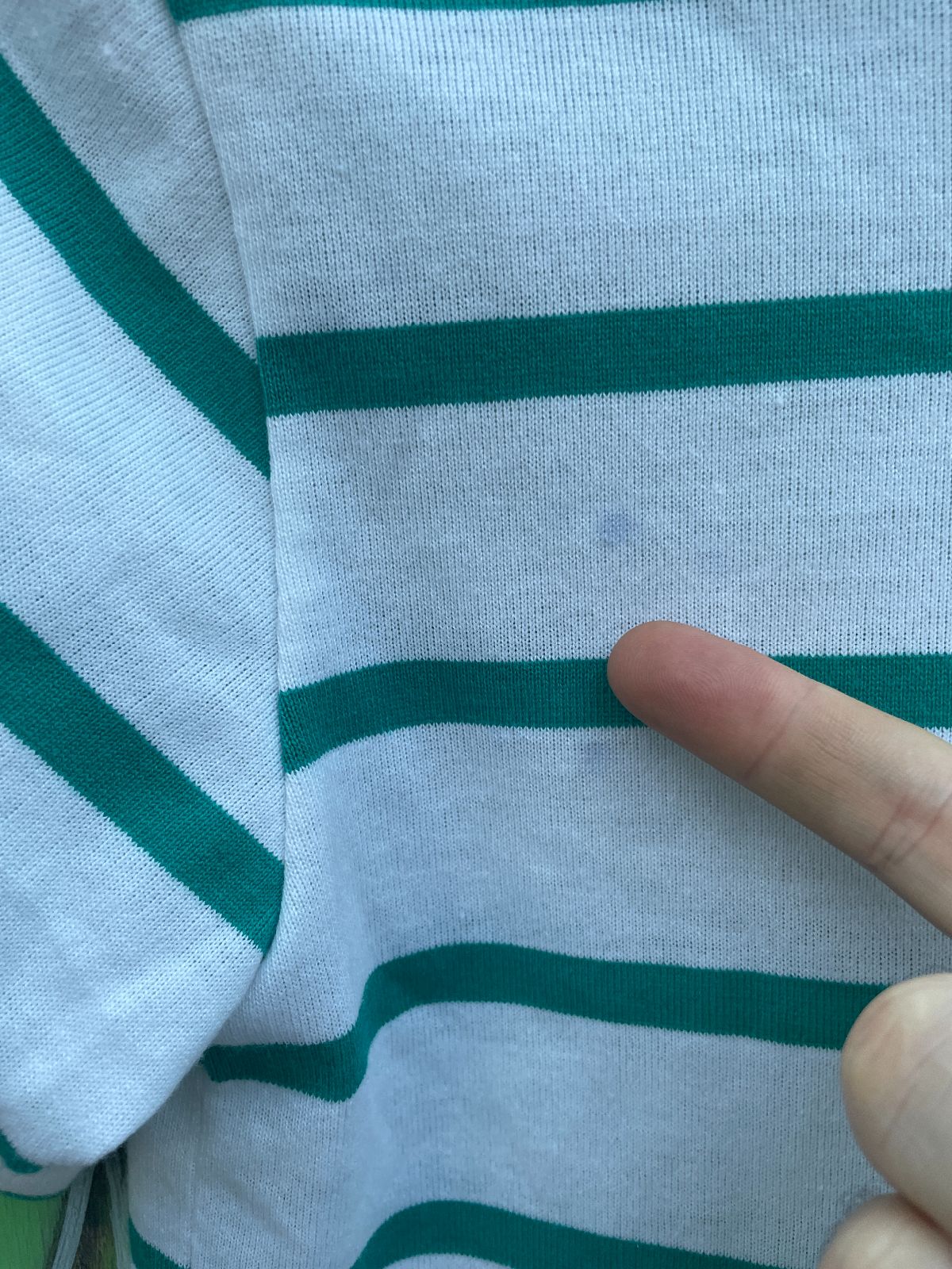 *AS-IS* 1980S DEADSTOCK UPCYCLED & CROPPED! STRIPED POLO SHIRT