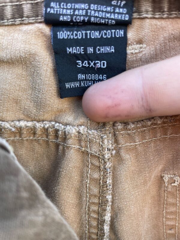 *AS-IS* RAD! SUPER THRASHED & DISTRESSED OUTERWEAR UTILITY PANTS