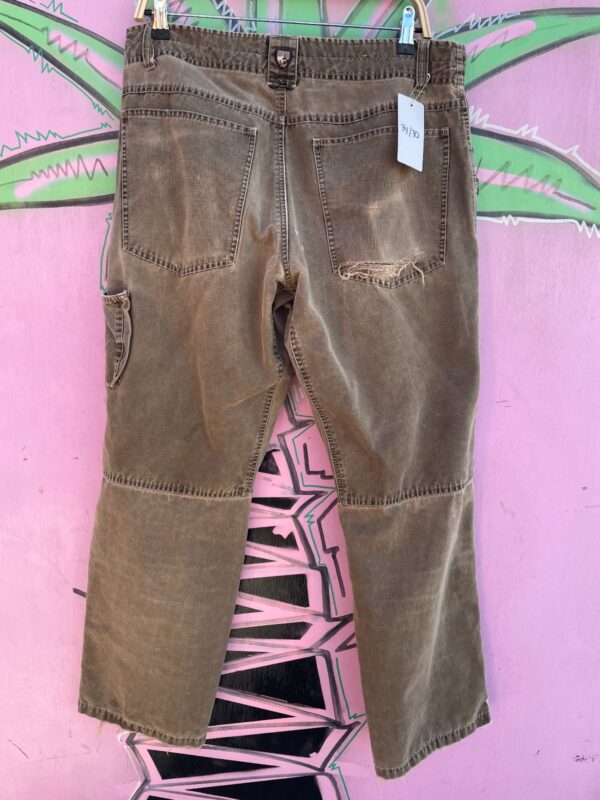 *AS-IS* RAD! SUPER THRASHED & DISTRESSED OUTERWEAR UTILITY PANTS