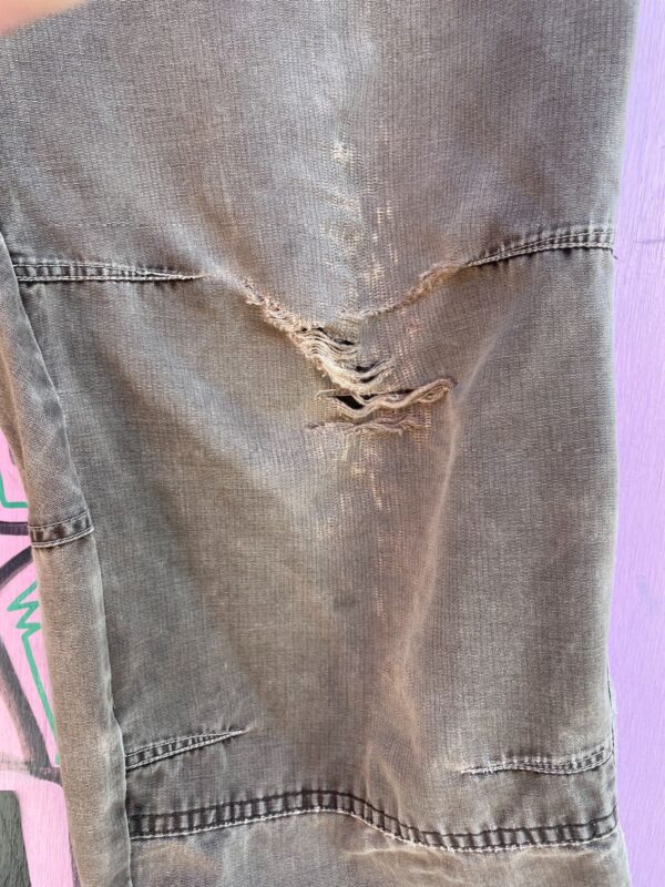 *AS-IS* RAD! SUPER THRASHED & DISTRESSED OUTERWEAR UTILITY PANTS