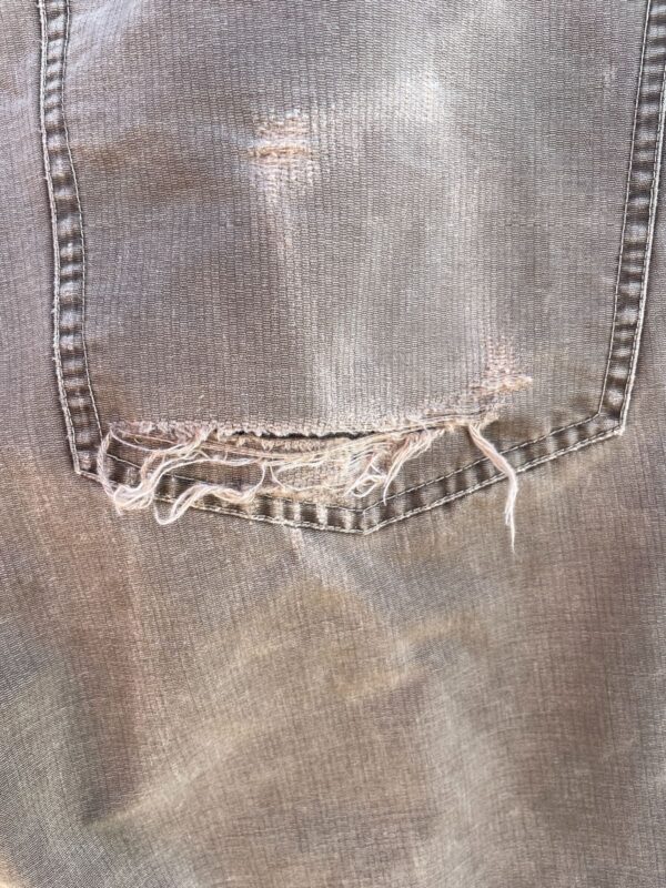 *AS-IS* RAD! SUPER THRASHED & DISTRESSED OUTERWEAR UTILITY PANTS