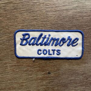 Photo detail:RETRO BALTIMORE COLTS EMBROIDERED PATCH