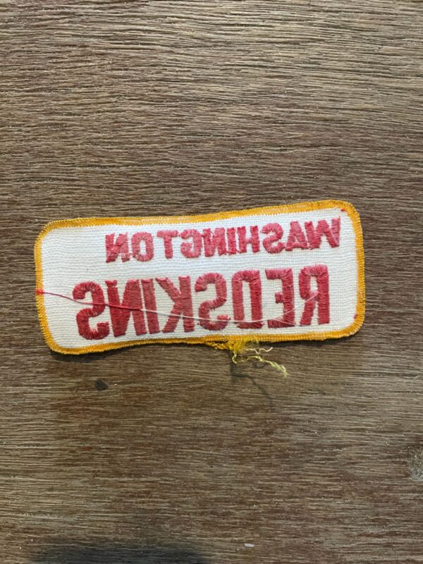 RETRO WASHINGTON REDSKINS EMBROIDERED PATCH
