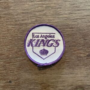 Photo detail:RETRO LOS ANGELES KINGS CIRCULAR EMBROIDERED PATCH