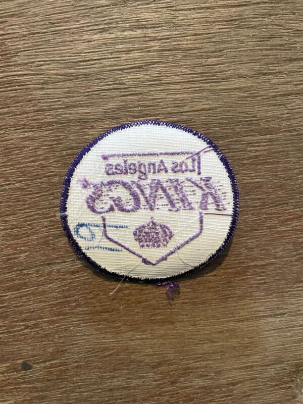 RETRO LOS ANGELES KINGS CIRCULAR EMBROIDERED PATCH