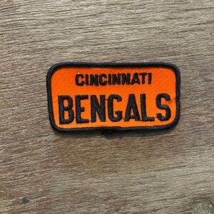 Photo detail:RETRO CINCINNATI BENGALS EMBROIDERED PATCH