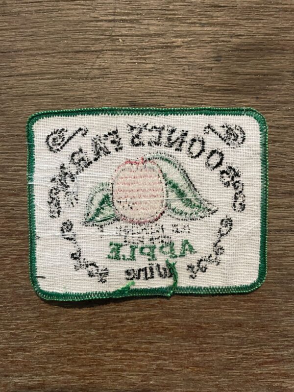 RETRO BOONS FARM APPLE WINE EMBROIDERED PATCH