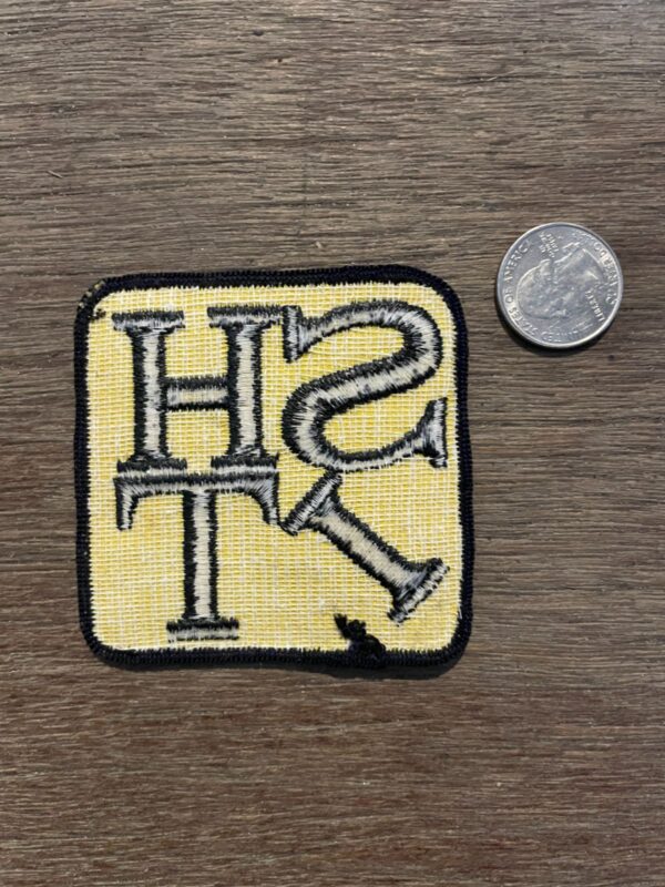 RETRO FUNNY SHIT EMBROIDERED IRON-ON PATCH