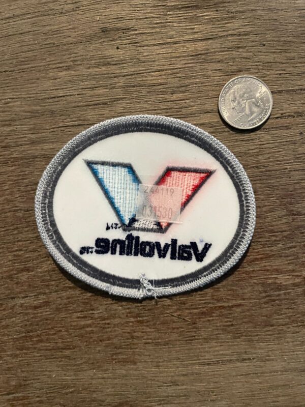 VALVOLINE EMBROIDERD OVAL PATCH