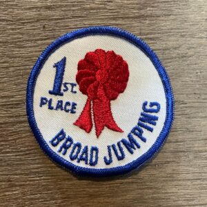 Photo detail:RETRO 1ST PLACE BOARD JUMPING EMBROIDERED PATCH