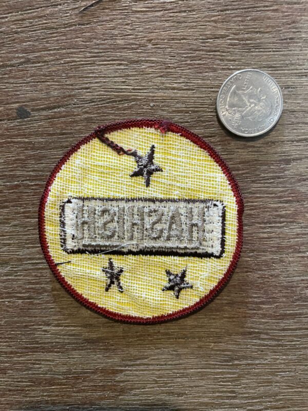 RETRO PARODY HASHISH HERSHEY EMBROIDERED PATCH