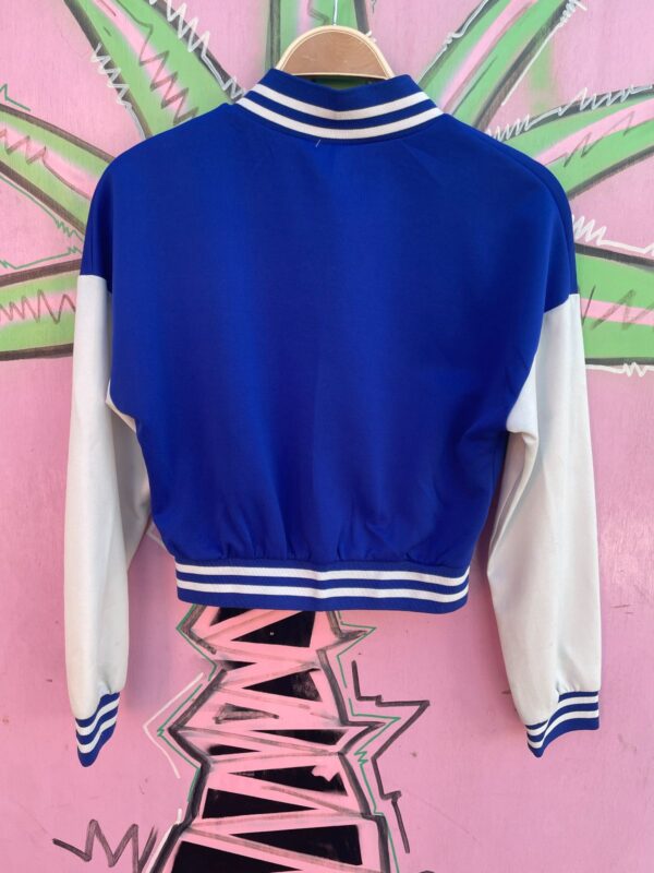 CUTE! CROPPED SMALL FIT BASEBALL JACKET