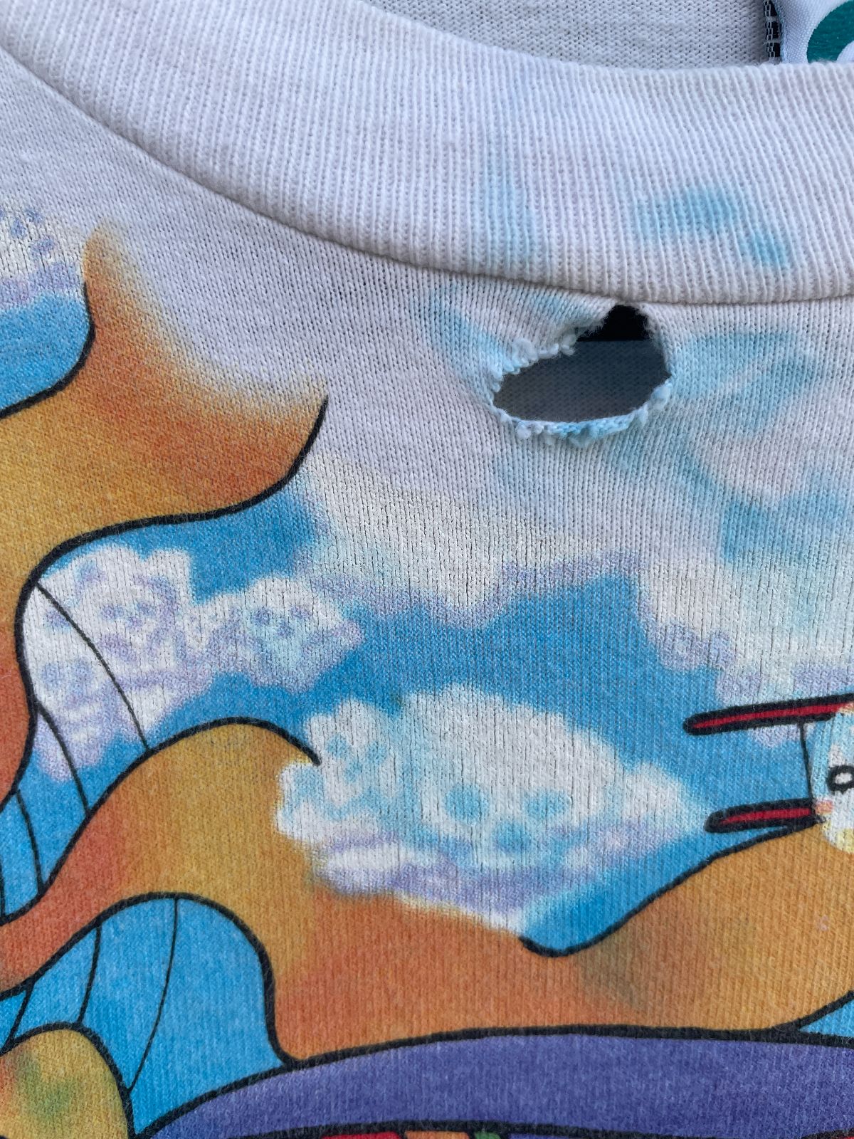 *AS-IS* RAD! GRATEFUL DEAD 1994 SUMMER TOUR TIE-DYE SINGLE STITCH GRAPHIC T-SHIRT