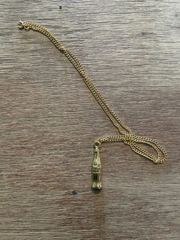 MINI COCA COLA BOTTLE PENDANT NECKLACE