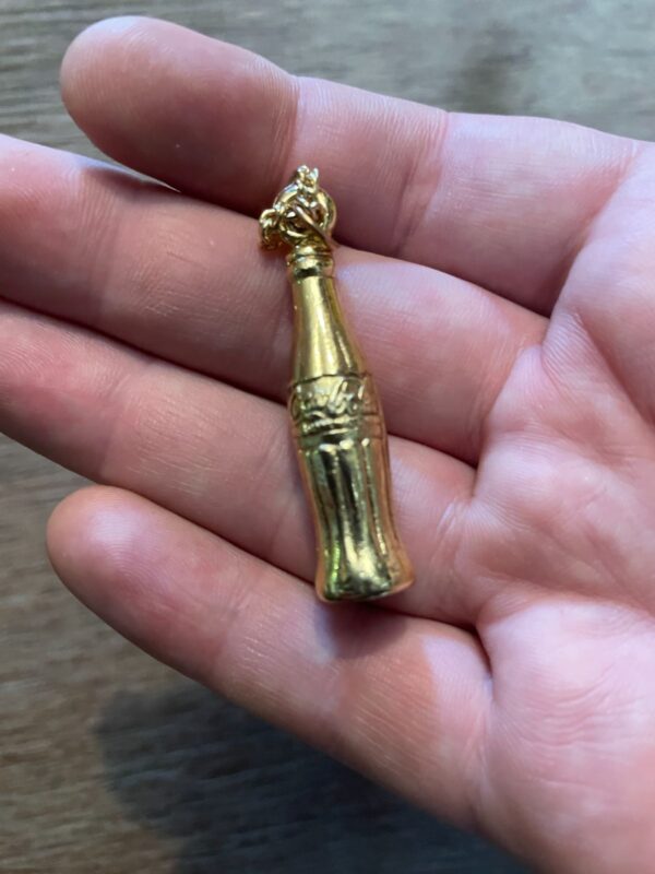MINI COCA COLA BOTTLE PENDANT NECKLACE