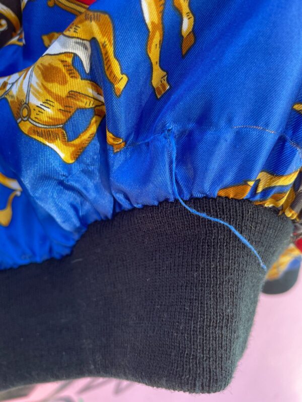 EQUESTRIAN PRINT BAROQUE BOMBER JACKET