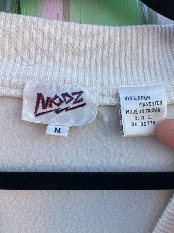 1990S FLEECE CARDIGAN SWEATER, RIBBED COLLAR & CUFFS
