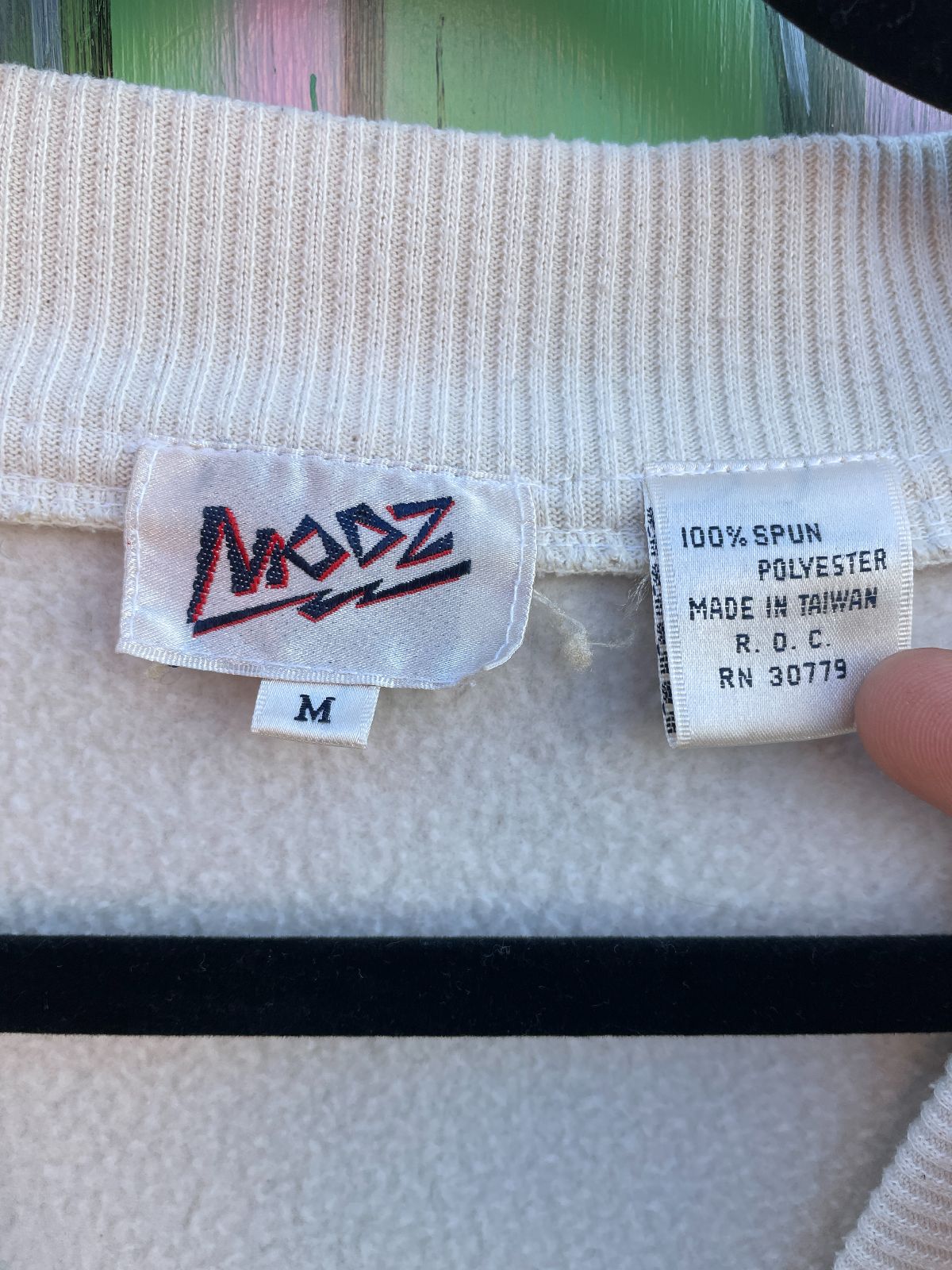 1990S FLEECE CARDIGAN SWEATER, RIBBED COLLAR & CUFFS