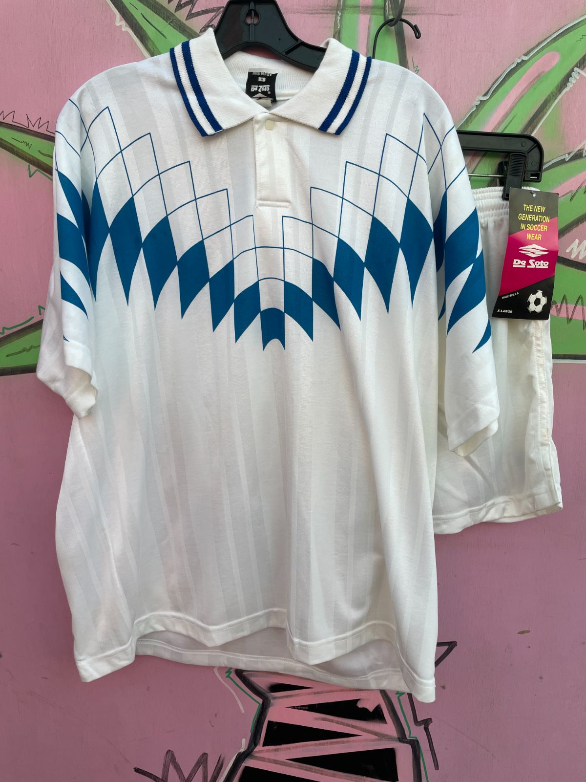 DEADSTOCK RETRO SOCCER TOP AND SHORT SET