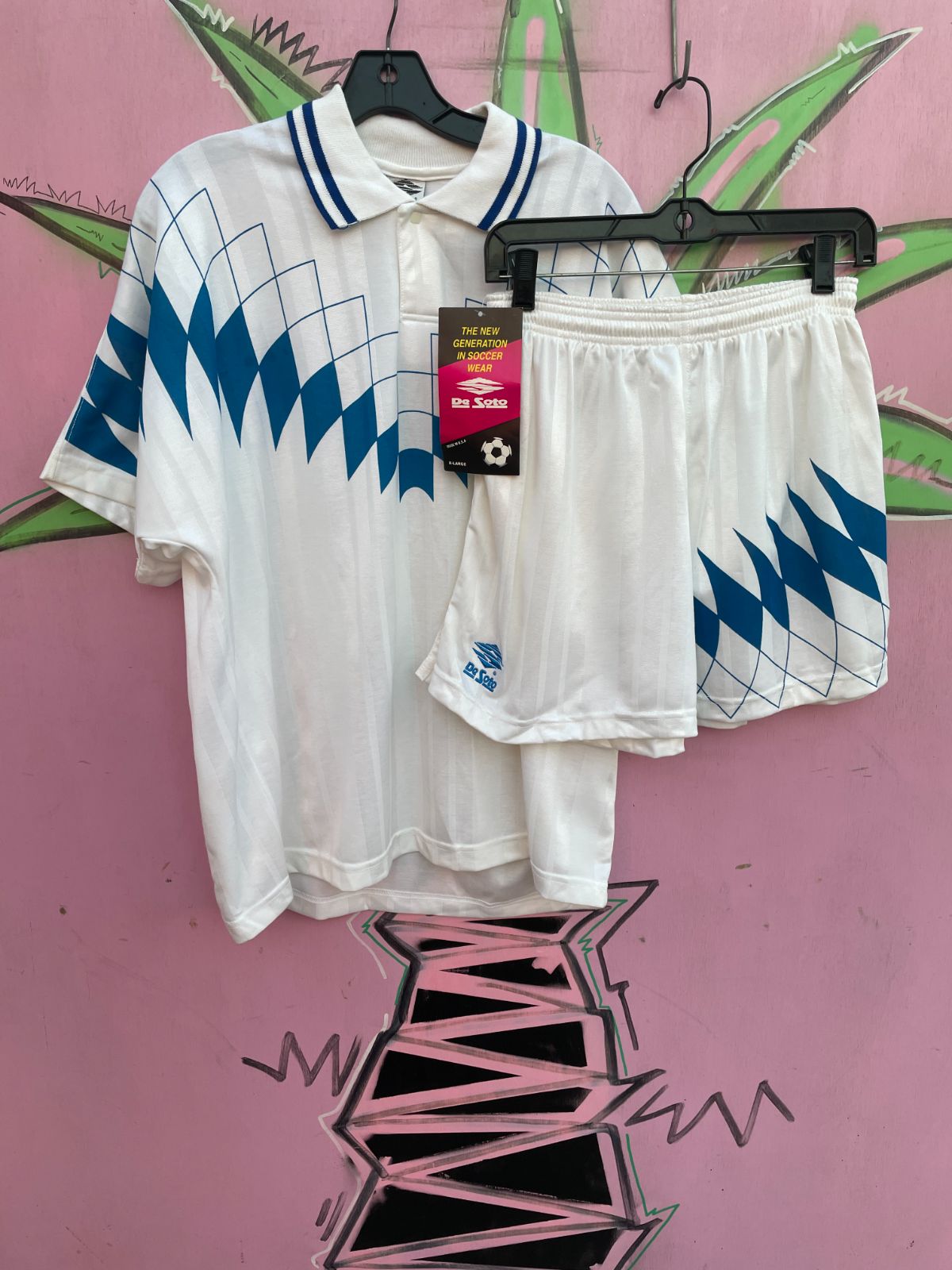DEADSTOCK RETRO SOCCER TOP AND SHORT SET