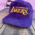 AS-IS NBA LOS ANGELES LAKERS CORDUROY SNAPBACK HAT SPORTS SPECIALTIES