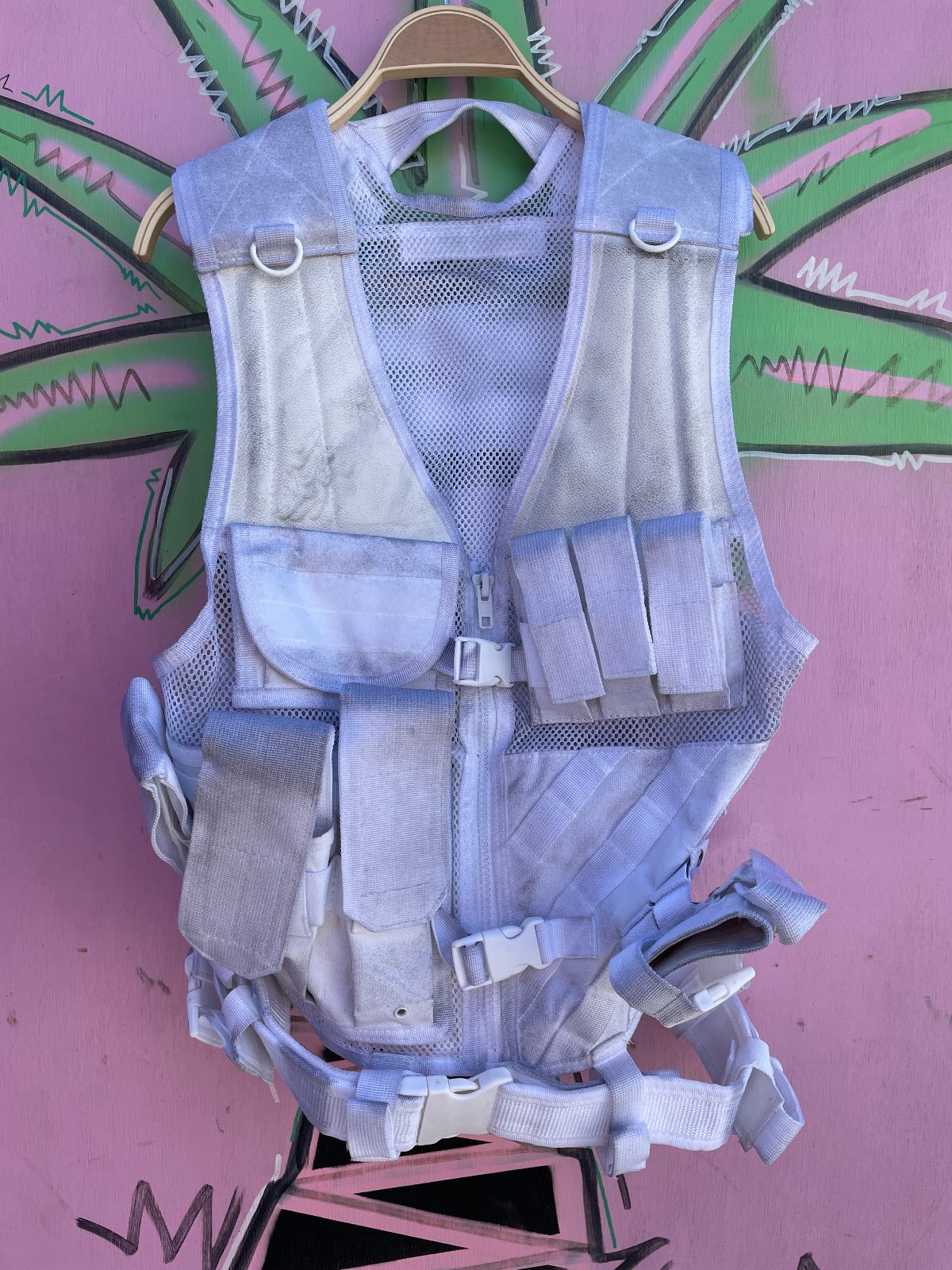 product details: *AS-IS* #BURNINGMAN! NYLON MILITARY UTILITY VEST photo