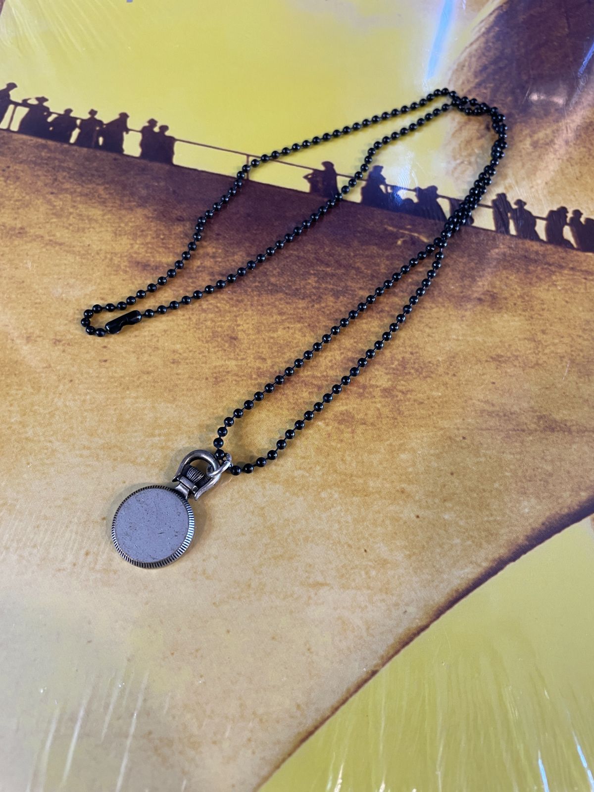 POCKET WATCH PENDENT CHARM NECKLACE