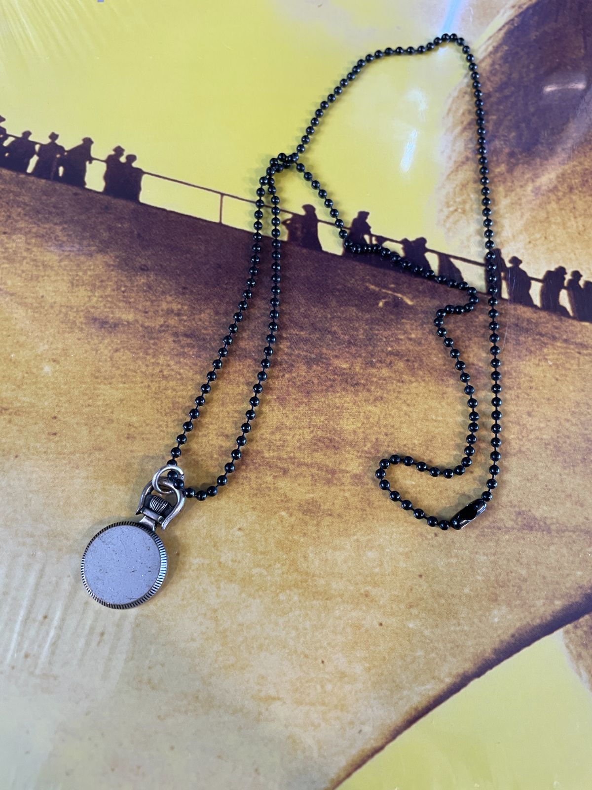 product details: POCKET WATCH PENDENT CHARM NECKLACE photo