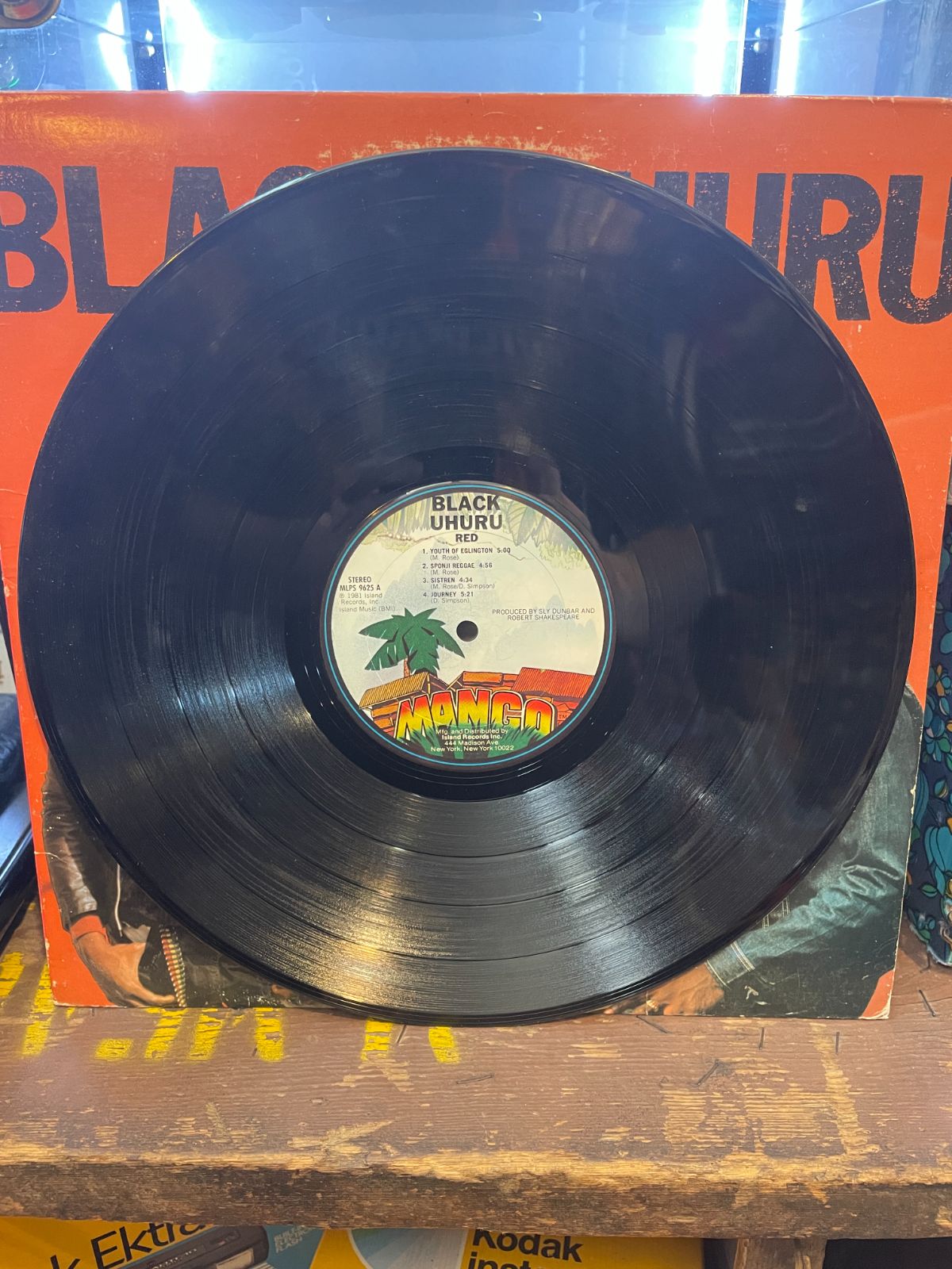 BLACK UHURU - RED VINYL RECORD ORIGINAL PRESSING MLPS 9625