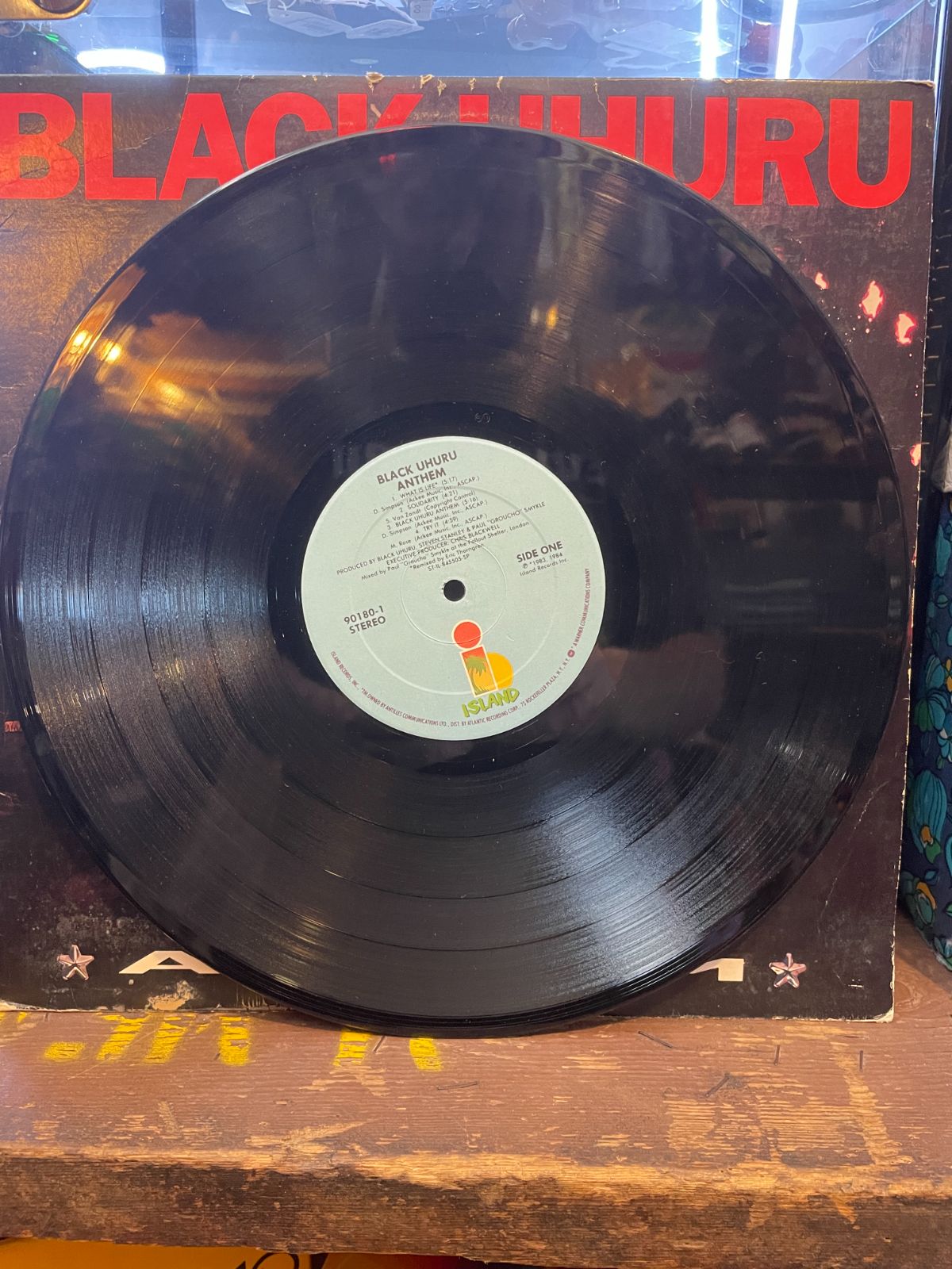 BLACK UHURU - ANTHEM VINYL RECORD