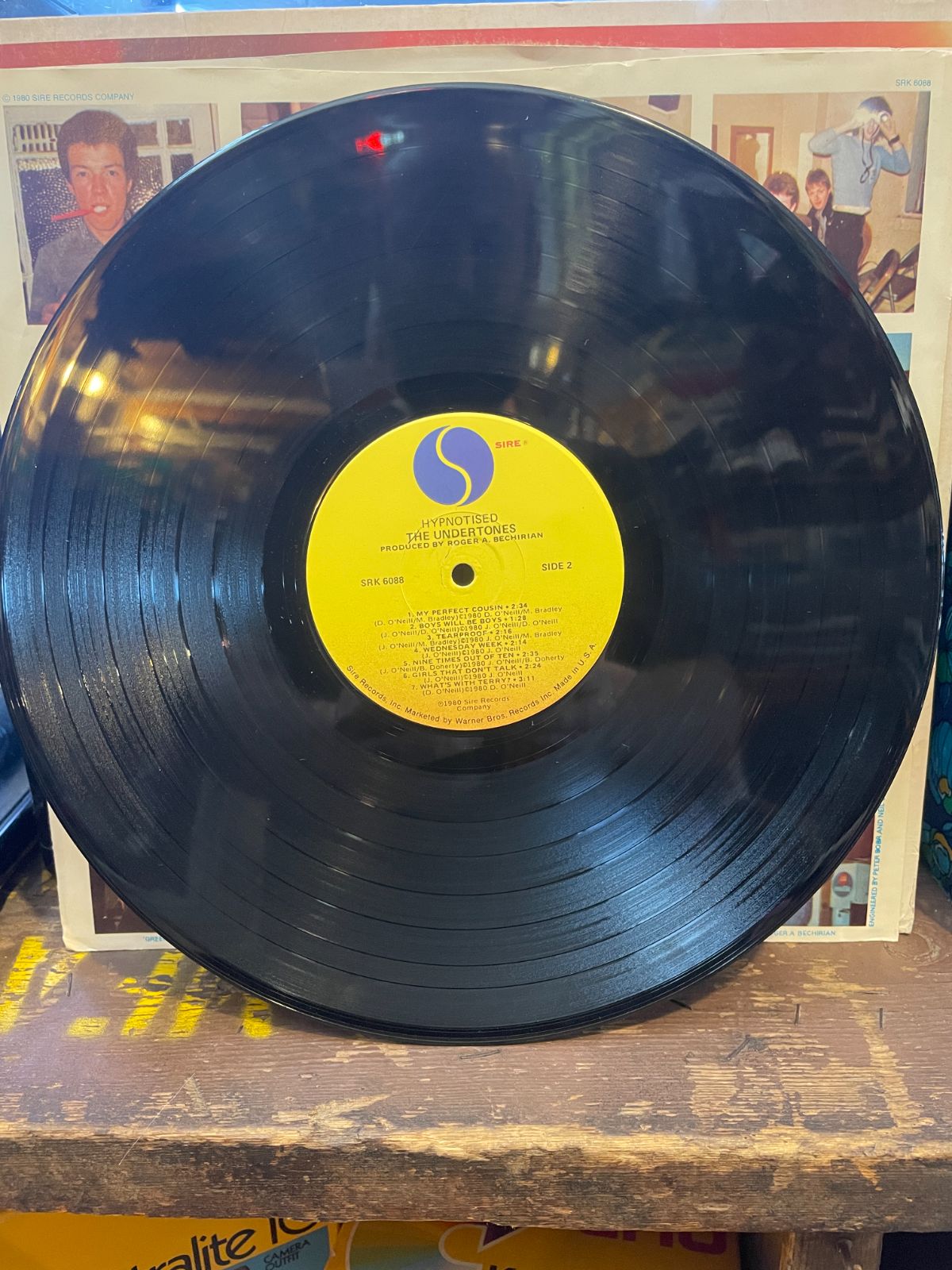 THE UNDERTONES - HYPNOTISED VINYL RECORD ORIGINAL US PRESSING SRK 6088