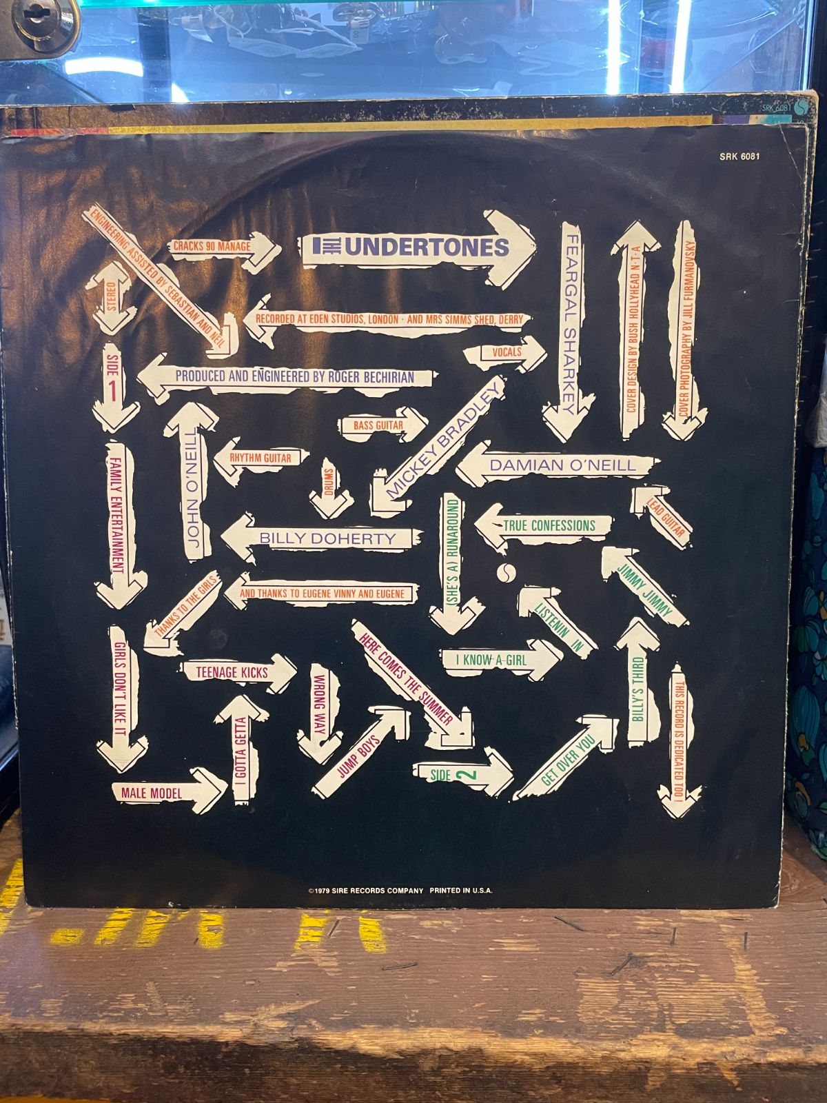 THE UNDERTONES - THE UNDERTONES ORIGINAL PRESSING SRK 6081