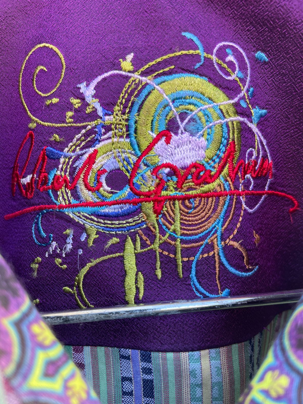 VERTICAL STRIPED ORNATE RIBBON INSPIRED WEAVE LONG SLEEVE BUTTON DOWN SHIRT