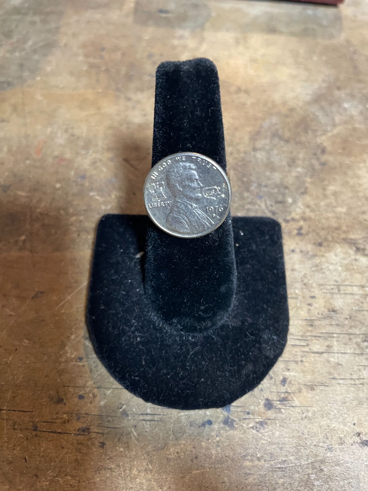 product details: RETRO ADJUSTABLE 1976 PENNY RING photo
