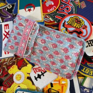 Photo detail:INDIAN COTTON BLOCK PRINT SUNGLASS CASE/ POUCH