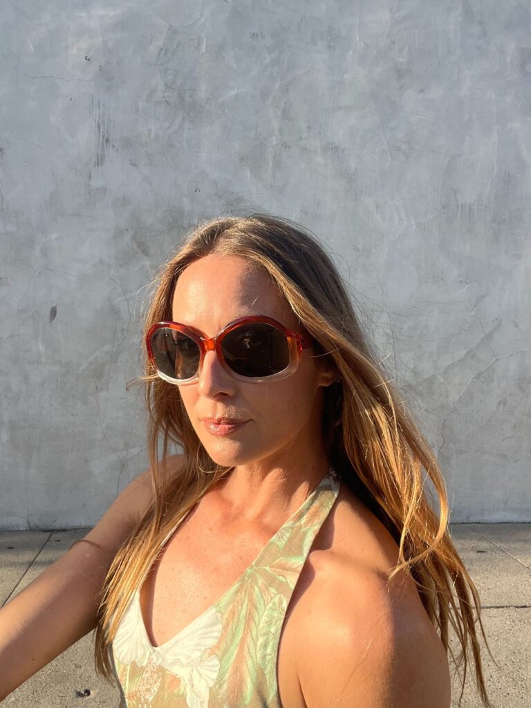 BEAUTIFUL 1970S OVERSIZED OMBRE SUNGLASSES MADE IN FRANCE